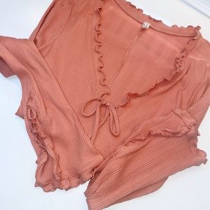 Free People Intimately Top | Coral Bell Sleeves